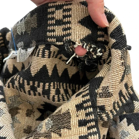 Chico’s Design Brown Aztec Print Tapestry Jacket M - Picture 4 of 5